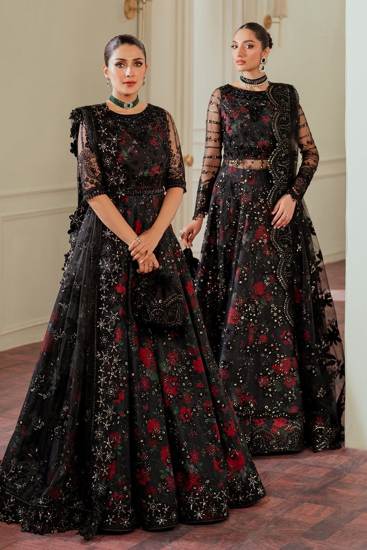 EMBROIDERED NET CH13-05 full-length primary view