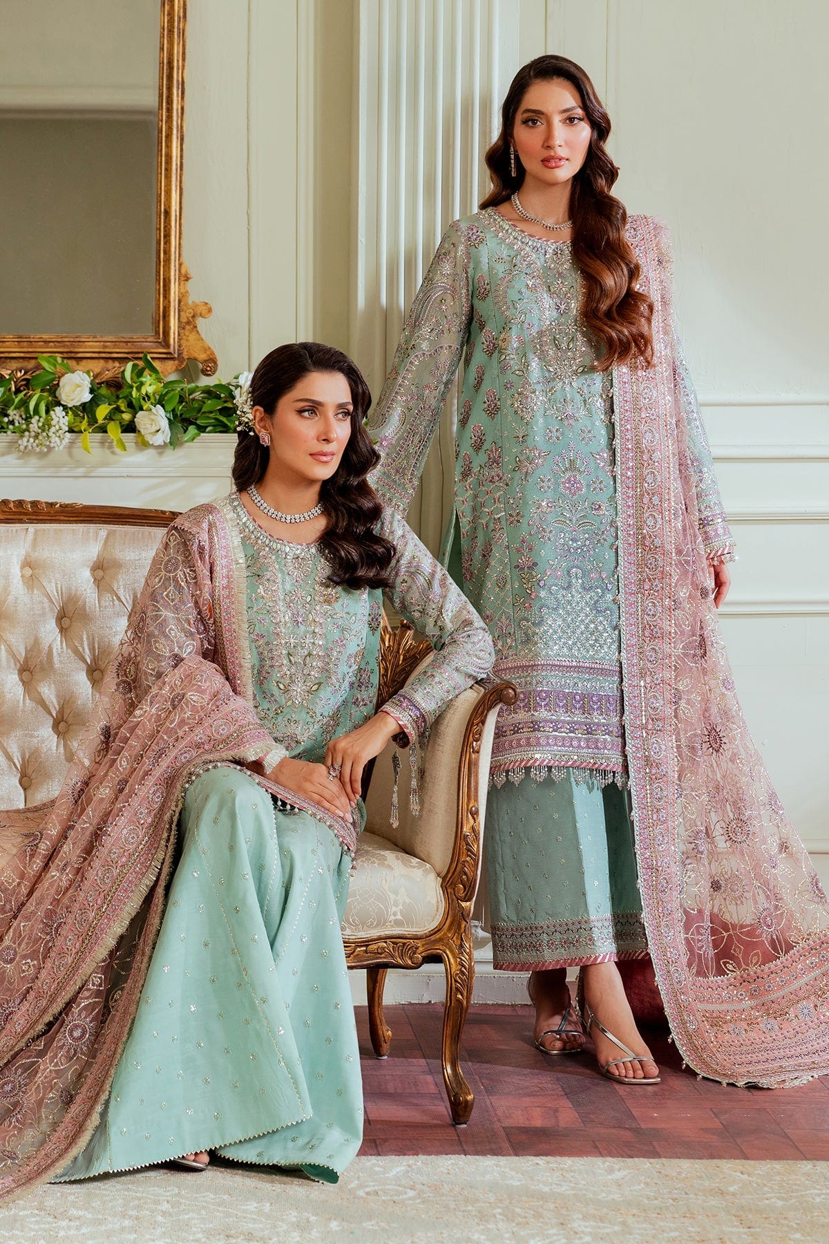 EMBROIDERED NET CH13-08 full-length primary view