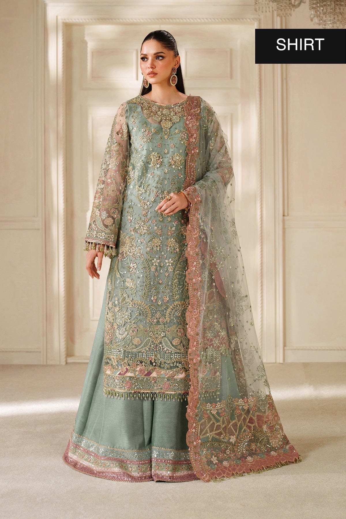 EMBROIDERED NET CH14-06 full-length primary view