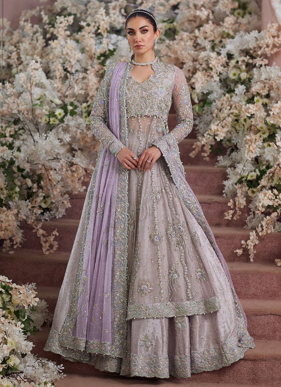 Farah Talib Aziz - Elanur Lilac Bridal full-length primary view