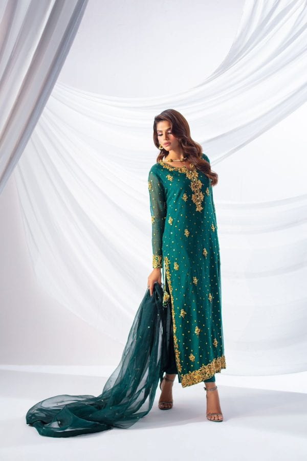 Green kamdani full-length primary view