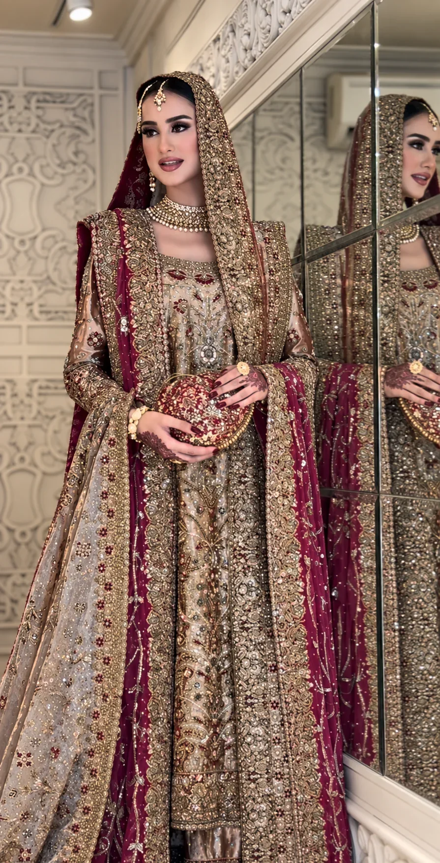 Haris Shakeel - Areeba - full outfit view