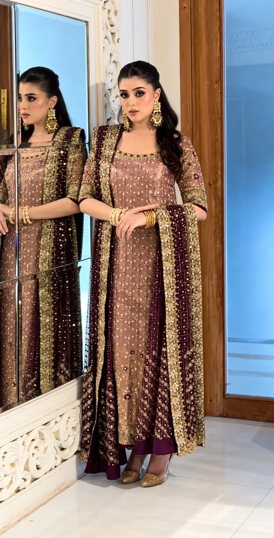 Haris Shakeel - Fareeha - full outfit view