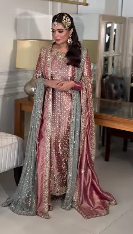 Haris Shakeel Pink & Sky full-length primary view