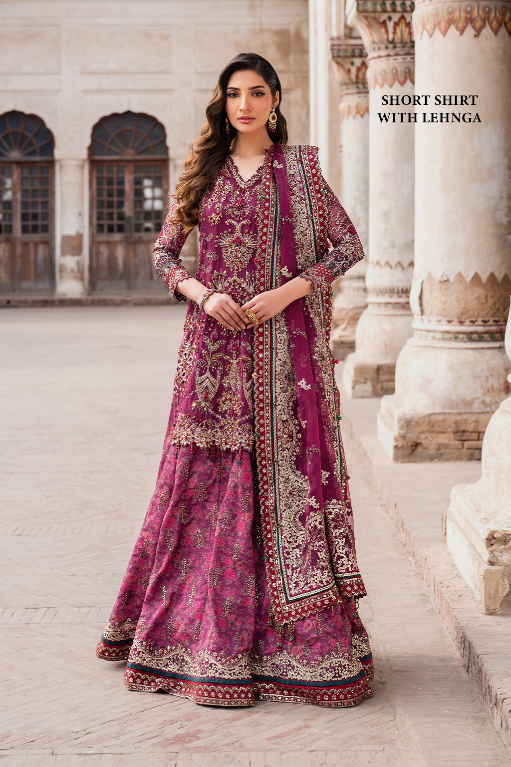 ILC-04 Embroidered Chiffon full-length primary view