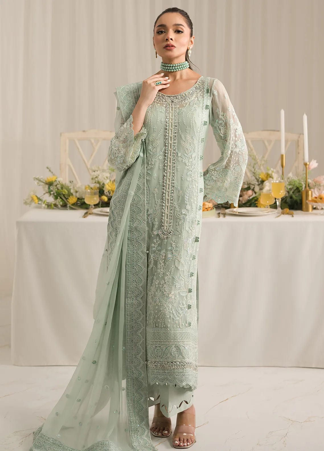 Jade-GL-EC-24V2-02 Emroidered Chiffon full-length primary view