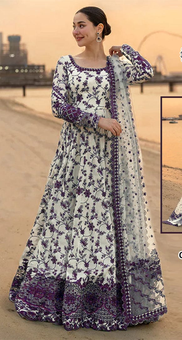 Jehona White and Purple full-length primary view