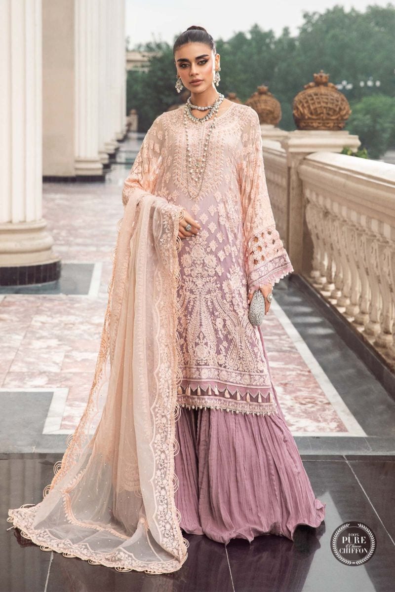 Maria B Chiffon MPC-23-103 Lilac full-length primary view