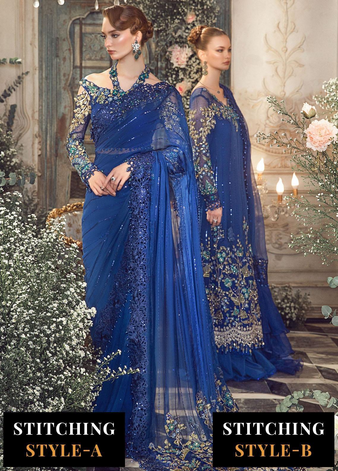 Maria B Embroidered - MB23MW D4 full-length primary view
