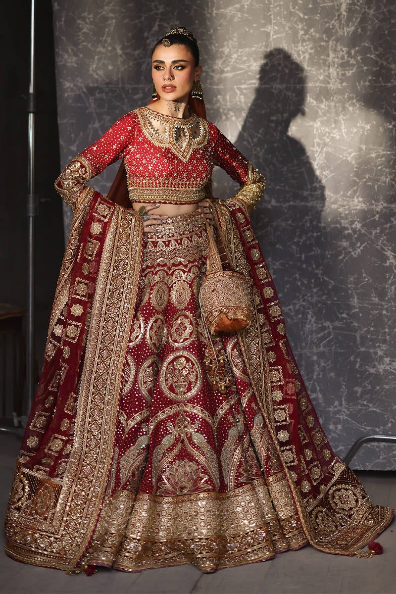 MNR Malika Jaan A Bridal full-length primary view