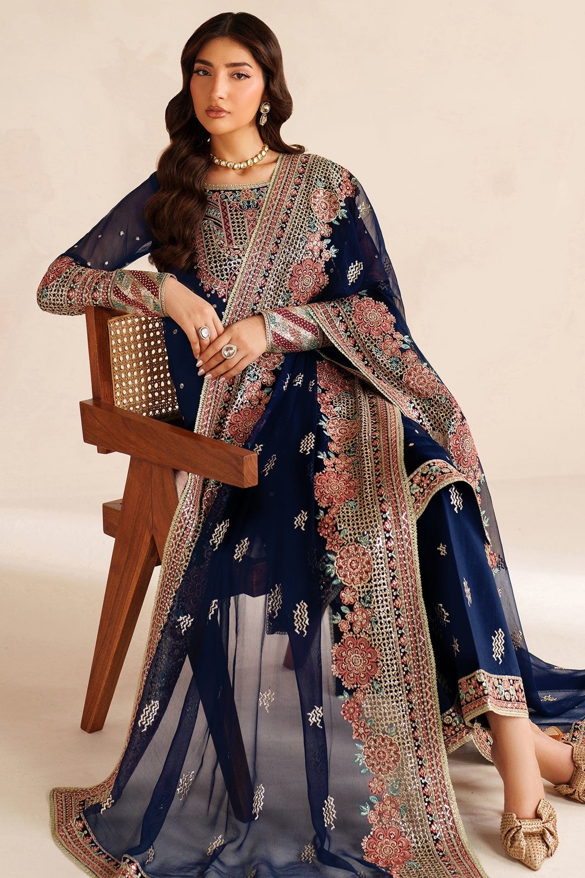 Navy Lux full-length primary view