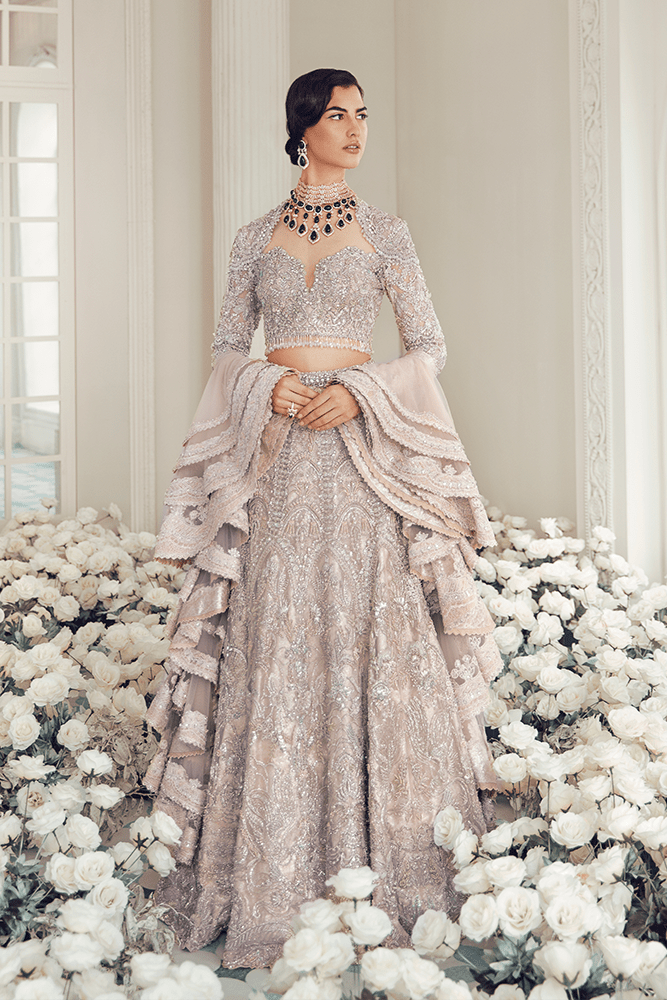 Suffuse - Iris Couture collection bridal ensemble full-length primary view