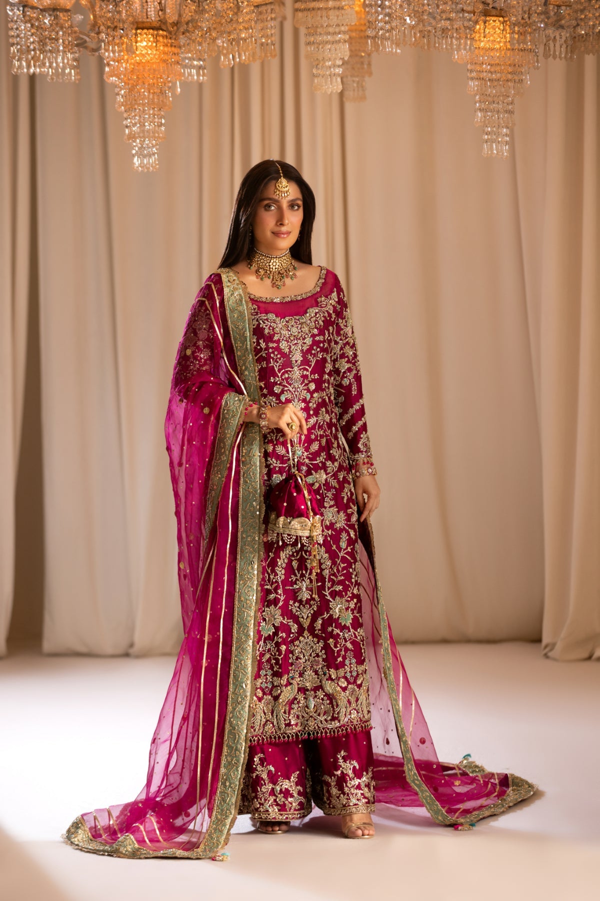 Tabeer Tabya designer-inspired formal dress, full-length primary view