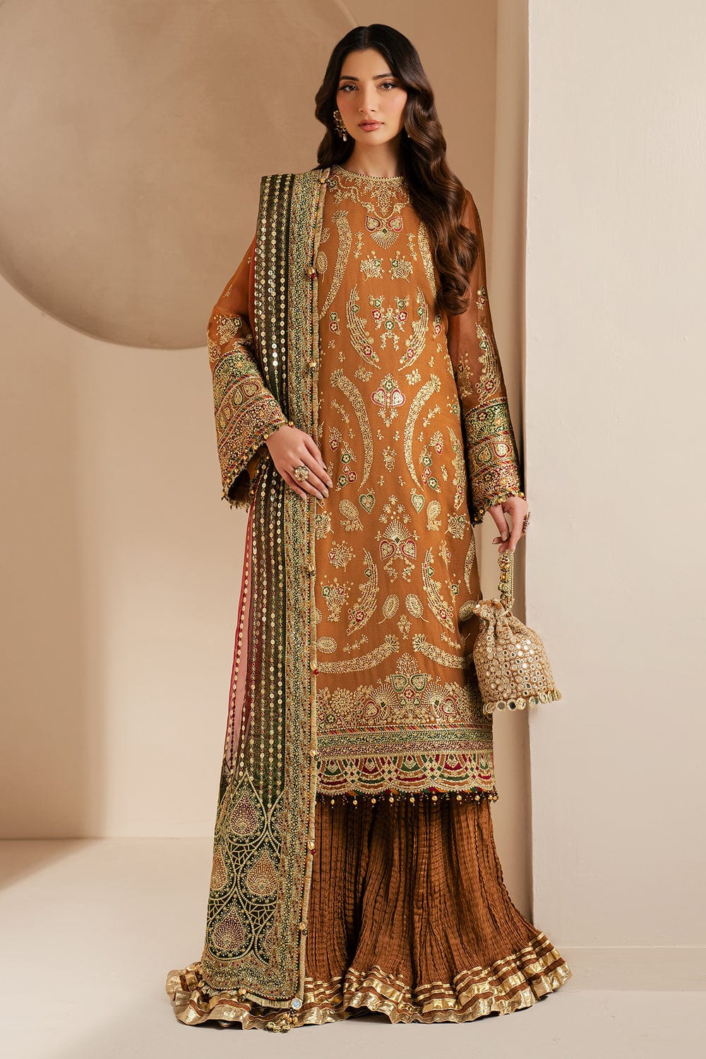 WF'25-08 Embroidered Chiffon full-length primary view